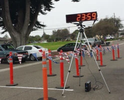 6 Digit LED Race Clock